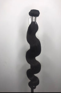 Luxurious 16" Human HAIR Natural Color Bundles