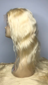 16”| Dani |HUMAN HAIR (1Donor) Body Wave in Bombshell Blonde | 13x4 Lace | 160% Density