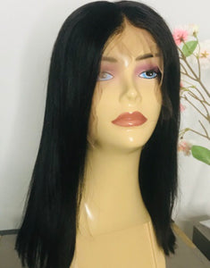 14”BOB | Julia | Luxury Human Hair |Natural color straight | 180% Density | 13x4 Lace with Part